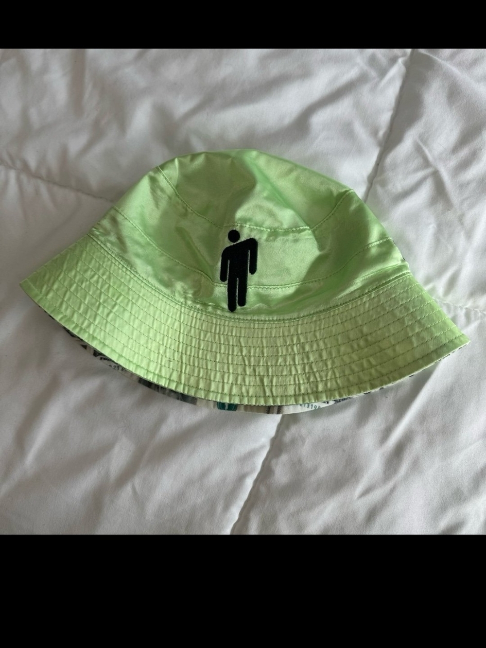 Limited Edition Billie Eilish Reversable Green Bucket Hat